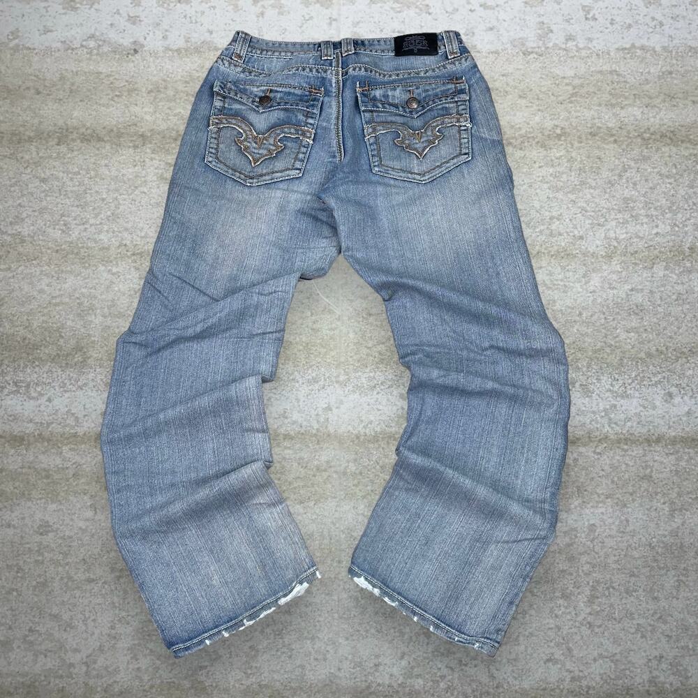 Vintage Y2K Bailey PT Skater Jeans 32x32 Regular Fit Flared Leg Light Wash Denim